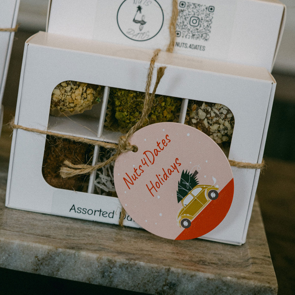 Assorted Date Bite Box (6-Flavour Variety)